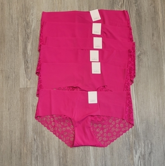 6 Pk Women's Laer Cut Hipter Underwear with Lace. Size Small - Picture 2 of 5